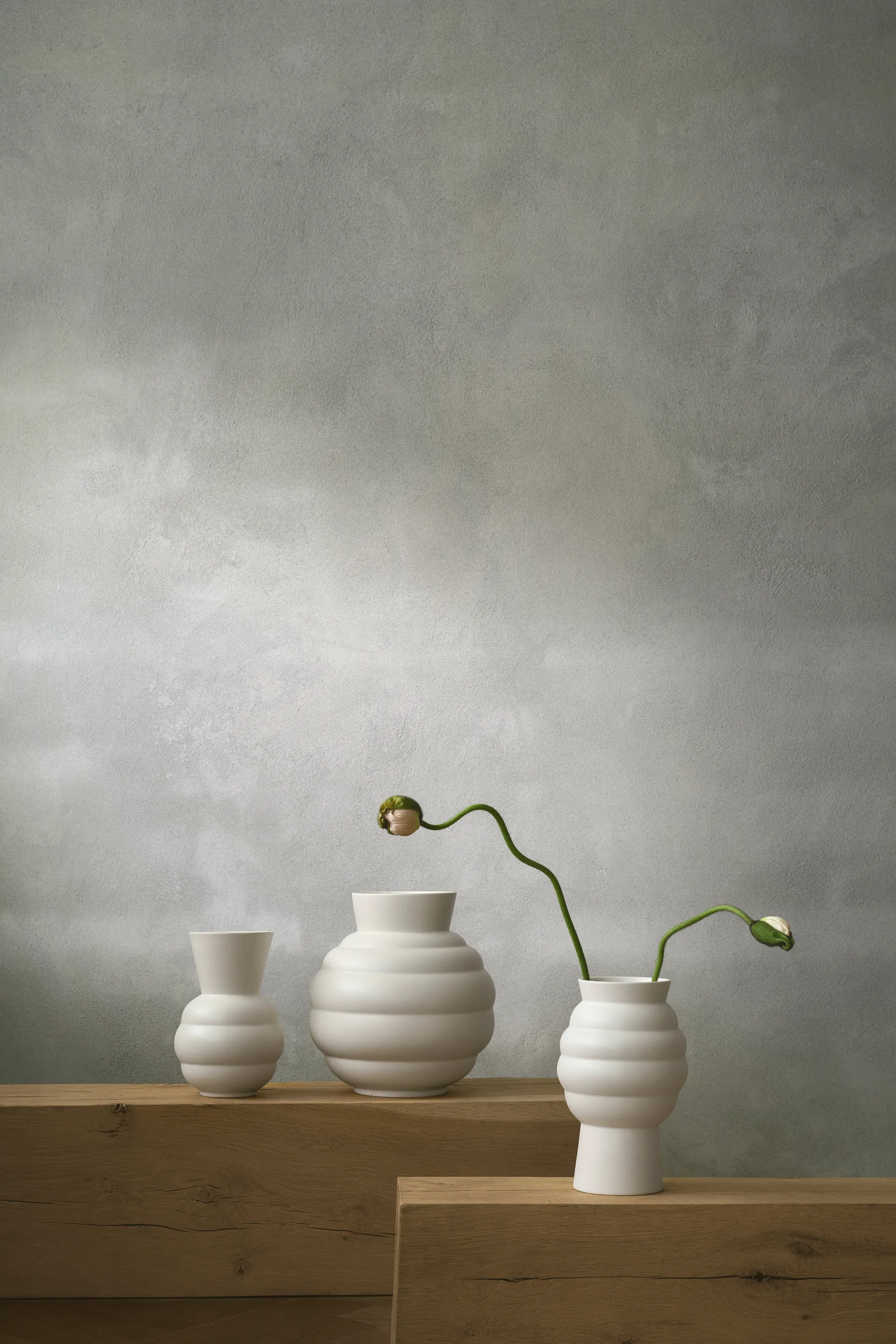 Tortus Archie vase nr. 2 23,5 cm, White Knabstrup Keramik