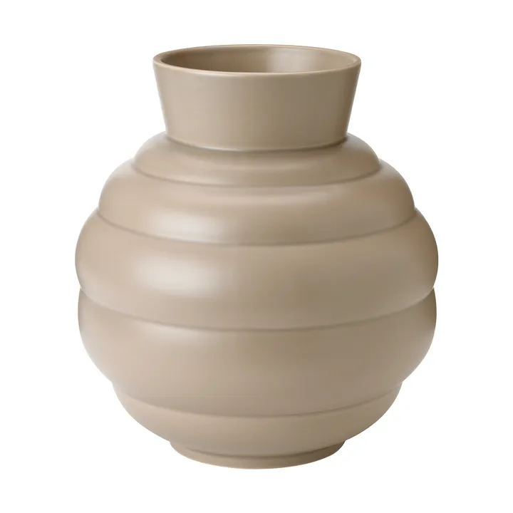 Tortus Archie vase nr. 3 26,5 cm - Dark sand - Knabstrup Keramik