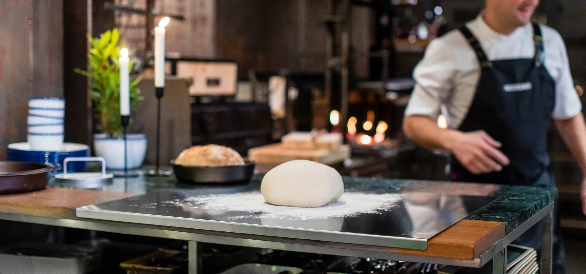 Kockums bakebord rustfritt stål, 60x47,5 cm Kockums Jernverk