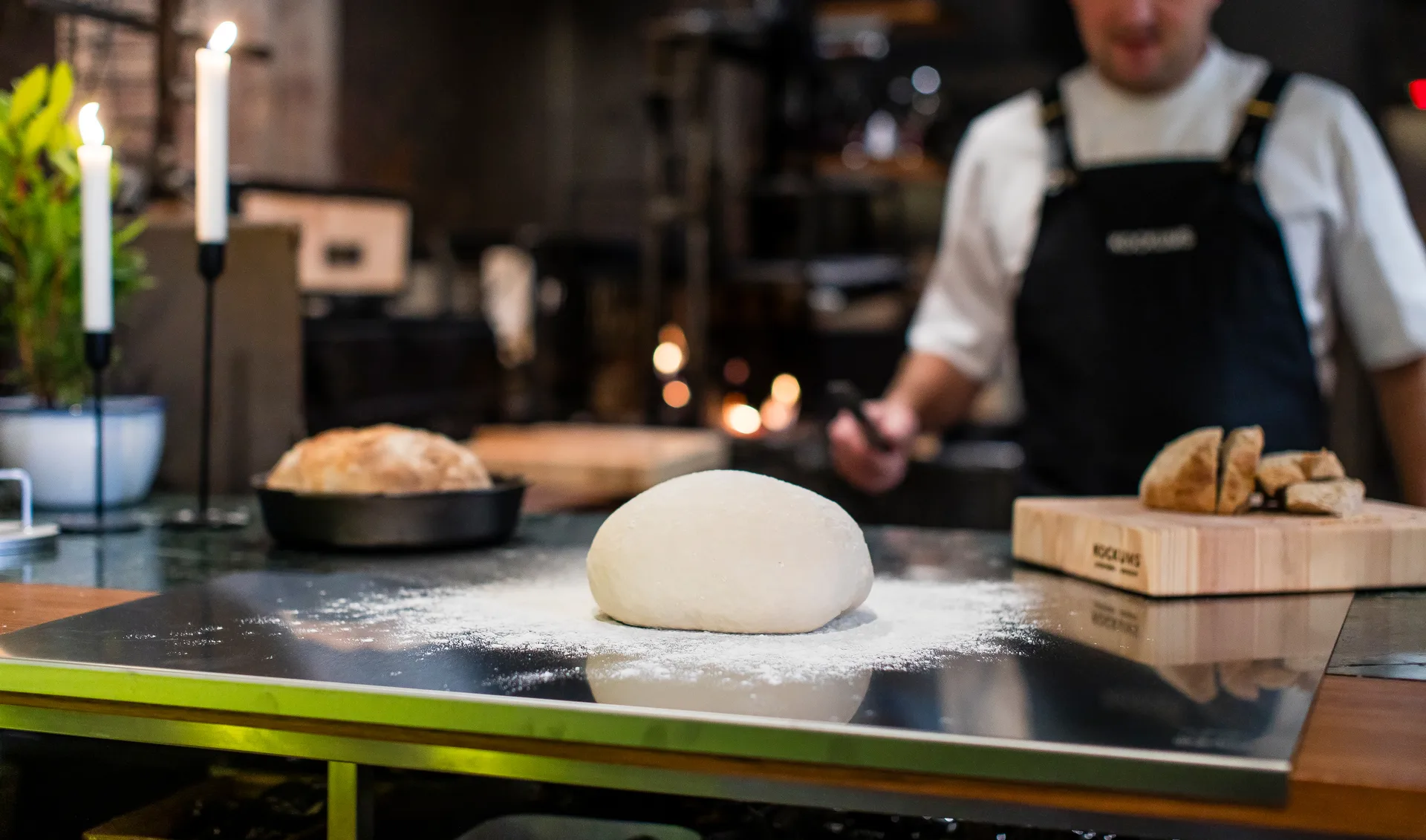 Kockums bakebord rustfritt stål, 60x47,5 cm Kockums Jernverk