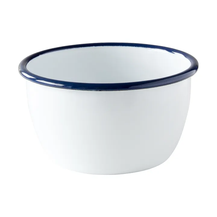Kockums bolle - Kockums white-blå, Ø14 cm - Kockums Jernverk