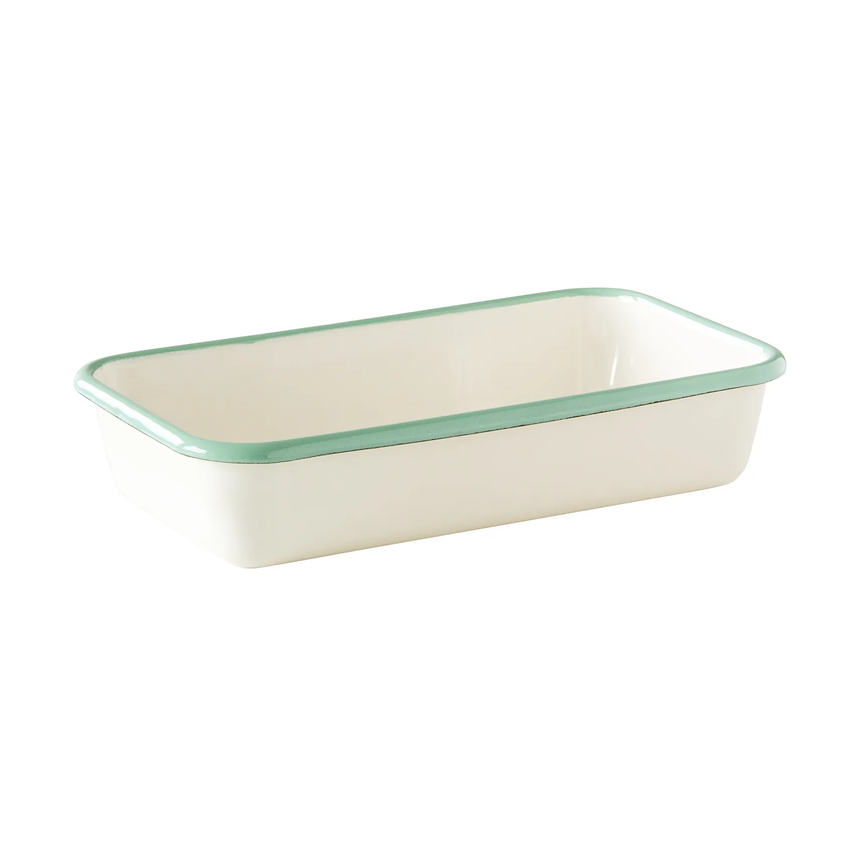 Kockums ildfast form, Cream lux-grønn, 23×13,5 cm Kockums Jernverk