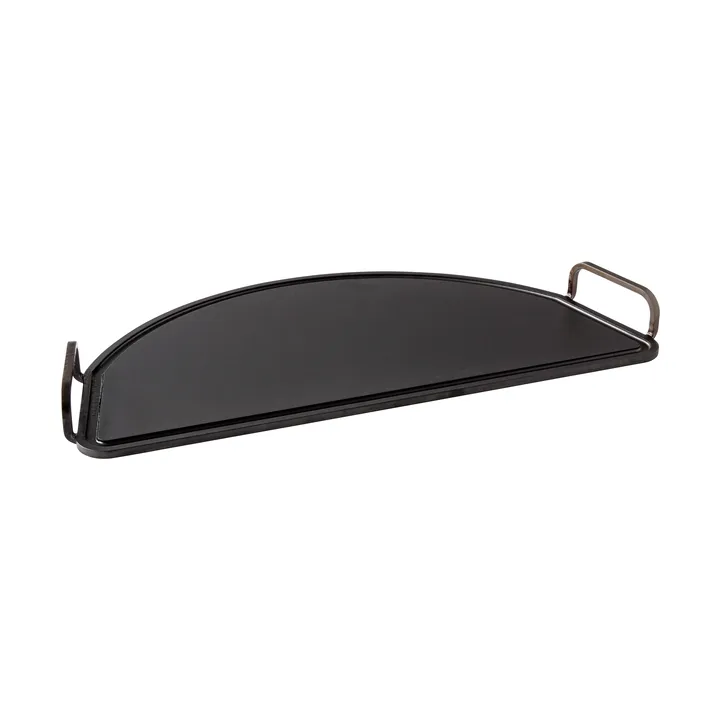 Kockums stekebord - Svart, halvrund, 47 cm - Kockums Jernverk