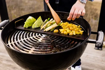 Kockums stekebord - Svart, halvrund, 55 cm - Kockums Jernverk