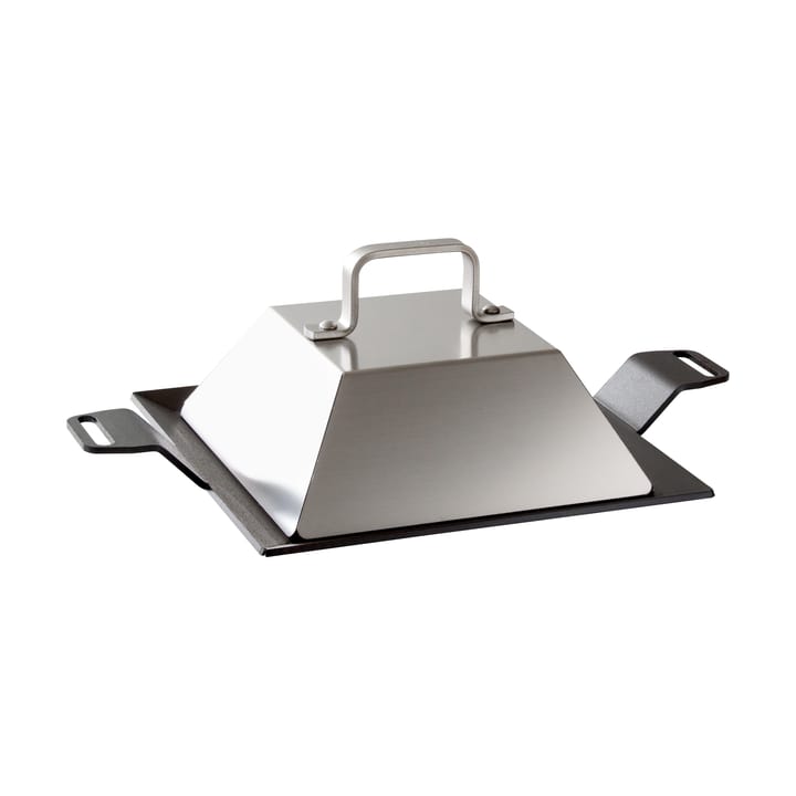Stekebord, 4 mm karbonstål, Stekeoverflate 22 x 22 cm Kockums Jernverk