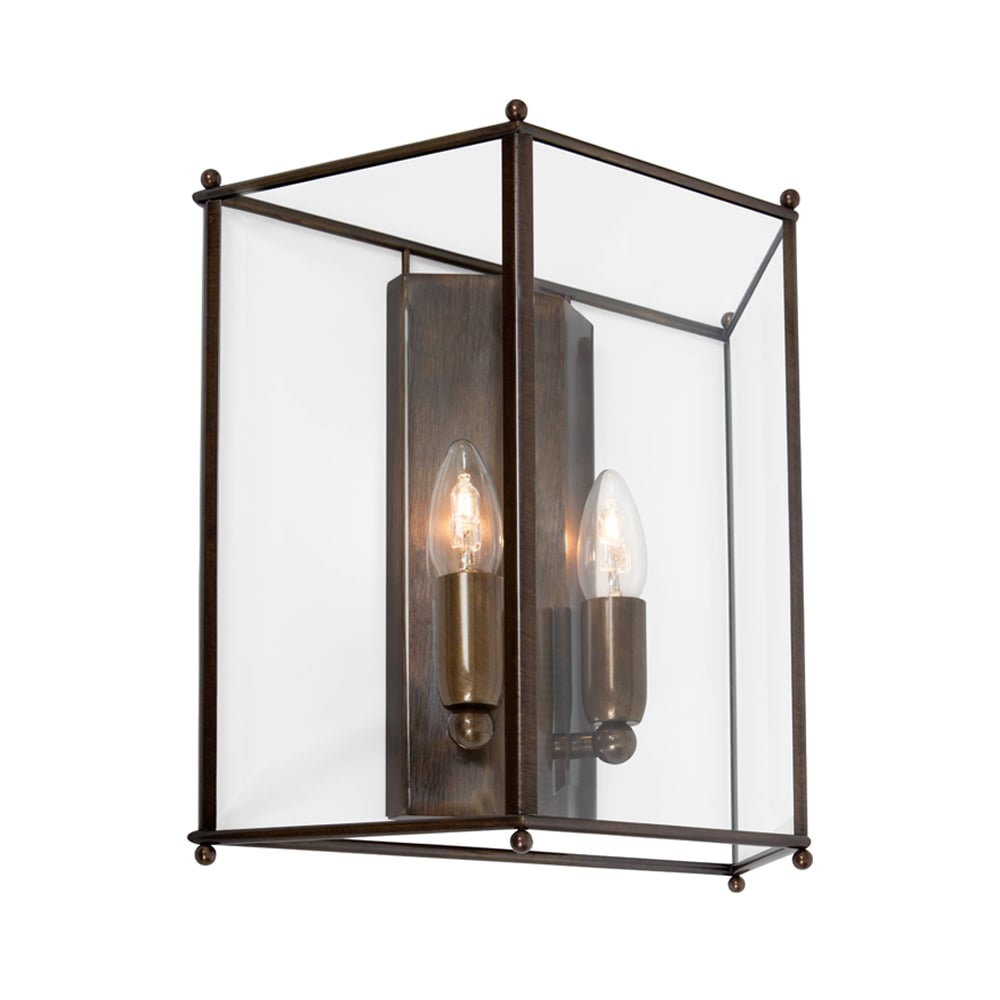 Konsthantverk Glimminge vegglampe glass/oksid