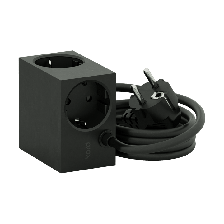 Cuboid grenuttak 2 m - Black - Kord