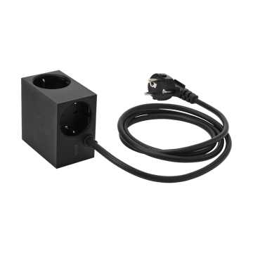 Cuboid grenuttak 2 m - Black - Kord