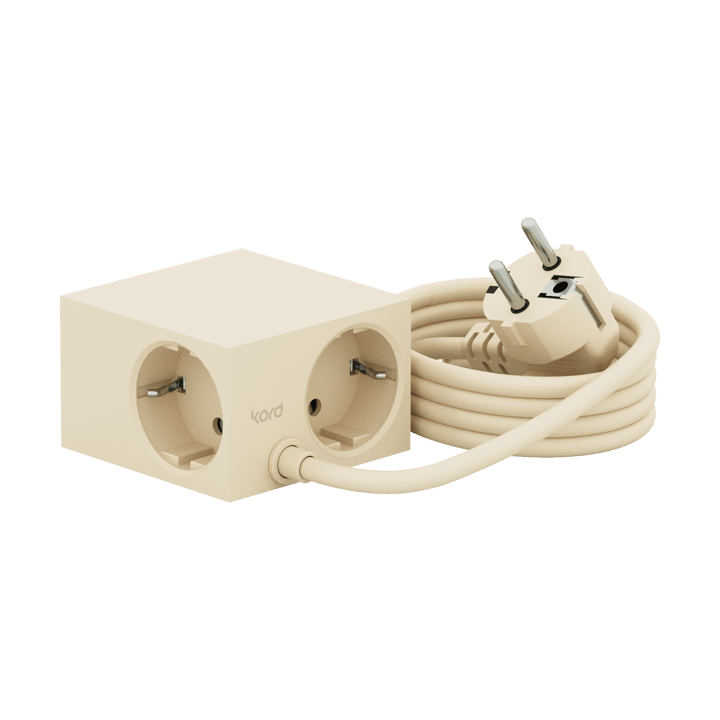 Cuboid grenuttak 2 m, Pearled Ivory Kord