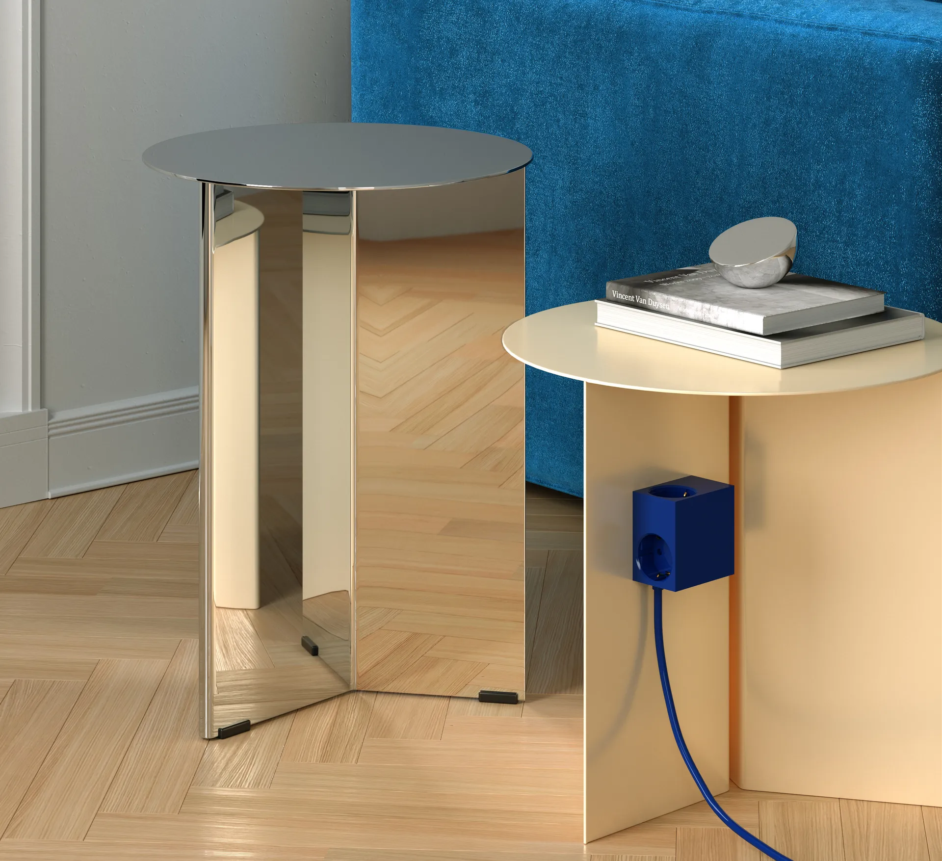 Cuboid+ grenuttak USB-C 30W 2 m, Catalina Blue Kord