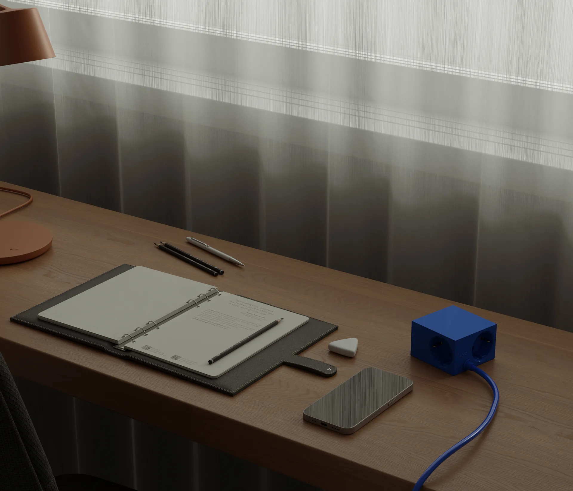 Cuboid+ grenuttak USB-C 30W 2 m, Catalina Blue Kord