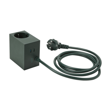 Cuboid+ grenuttak USB-C 30W 2 m - Dark Green - Kord