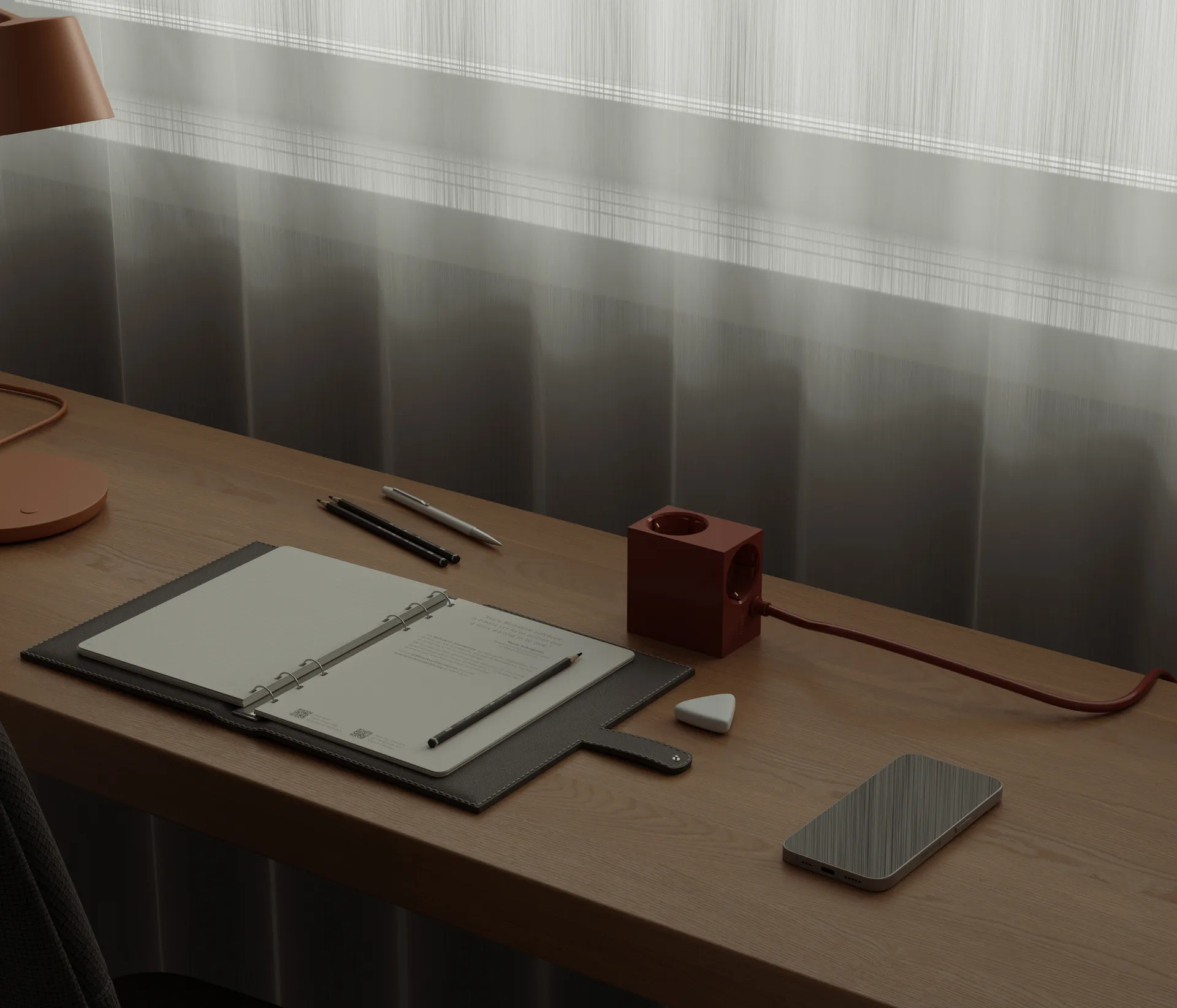 Cuboid+ grenuttak USB-C 30W 2 m, Fired Brick Kord