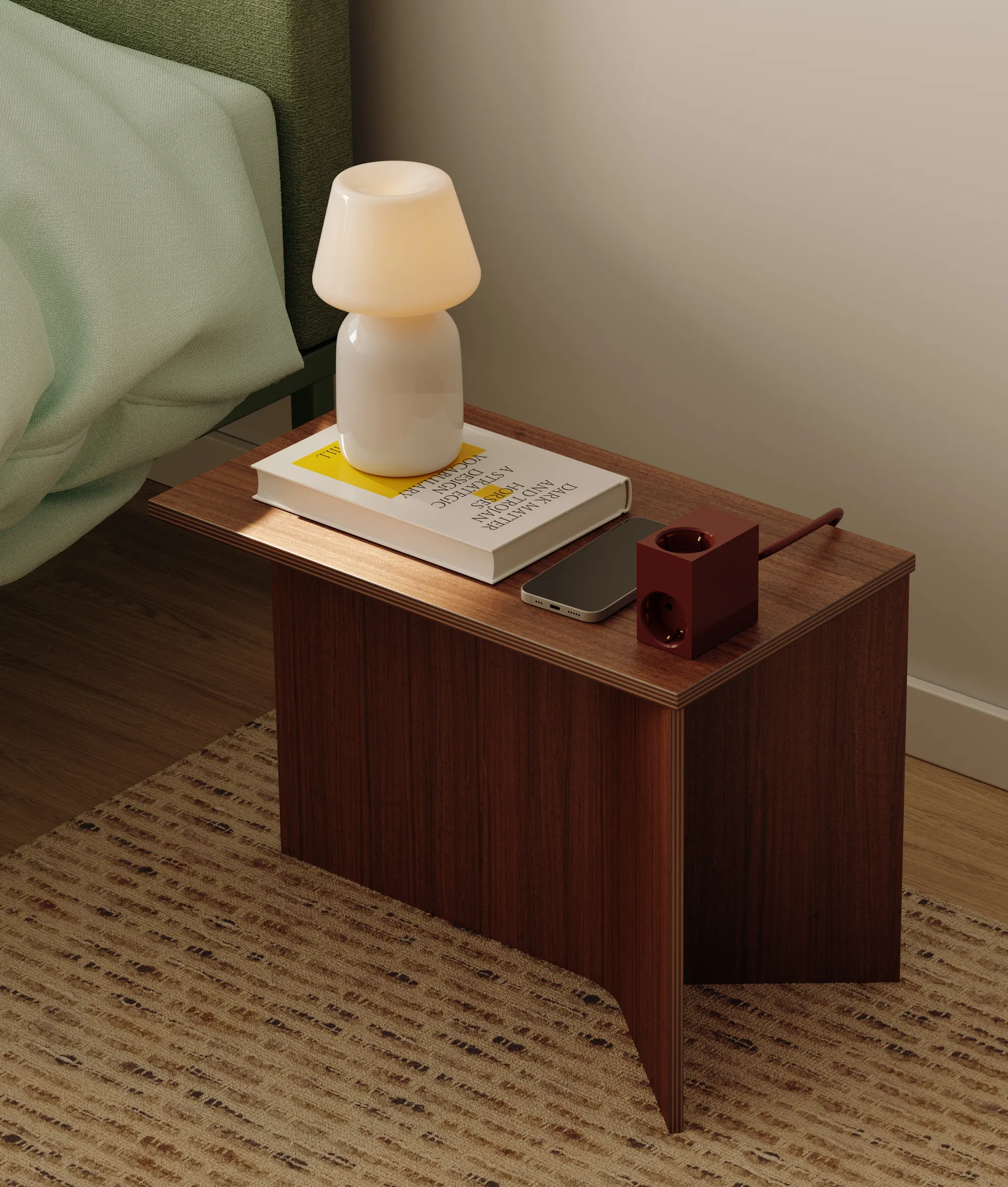 Cuboid+ grenuttak USB-C 30W 2 m, Fired Brick Kord