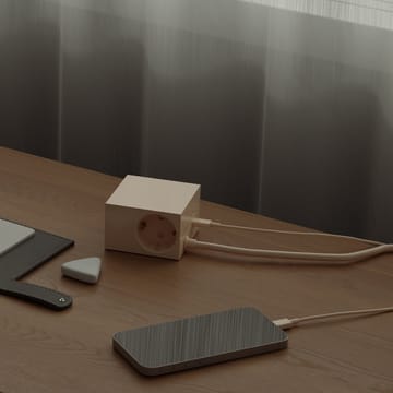 Cuboid+ grenuttak USB-C 30W 2 m - Pearled Ivory - Kord