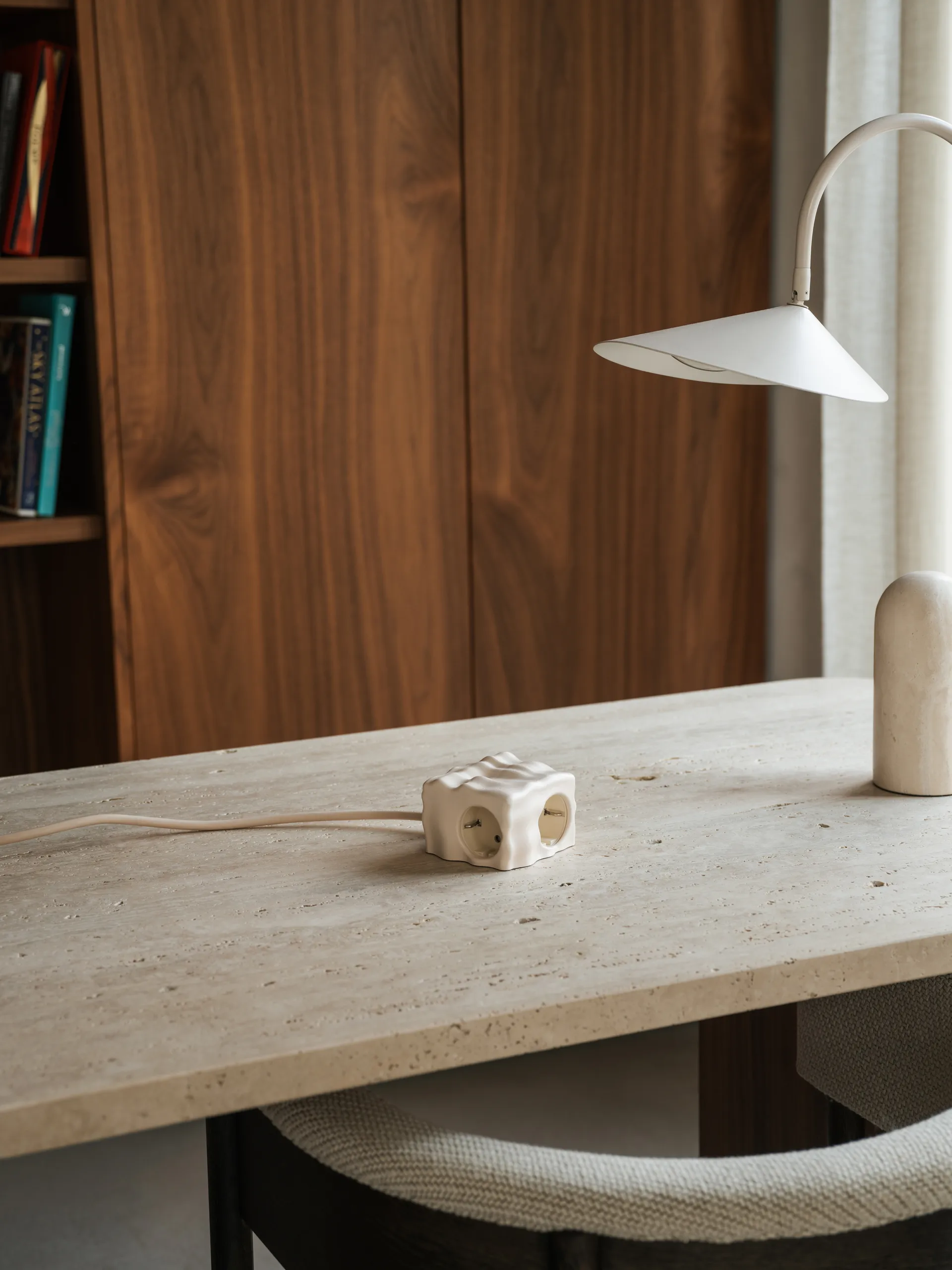 Cumulus+ etui-deksel til Cuboid+ grenuttak, Beige Kord