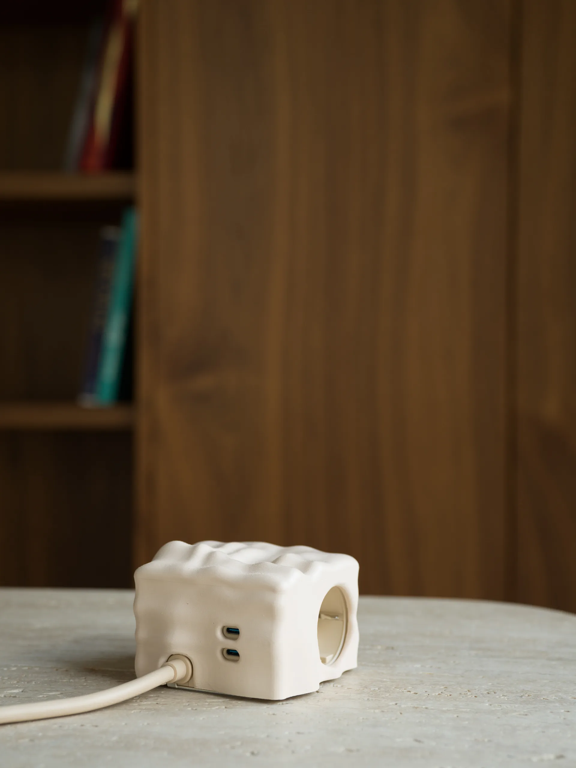 Cumulus+ etui-deksel til Cuboid+ grenuttak, Beige Kord