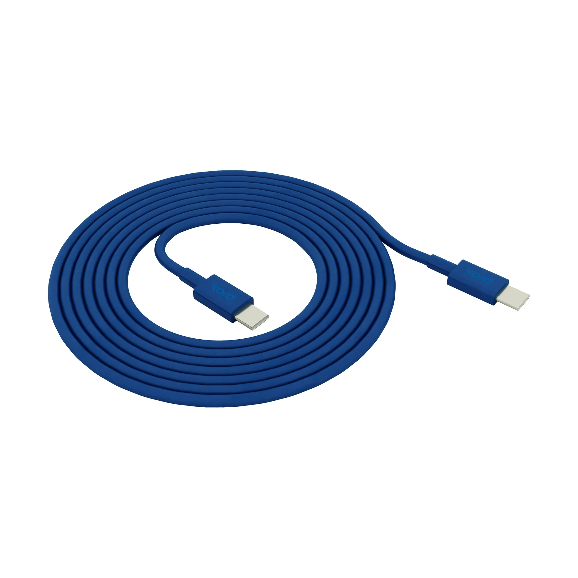 Kord USB-C til USB-C ladekabel 1,8 m, Catalina Blue Kord