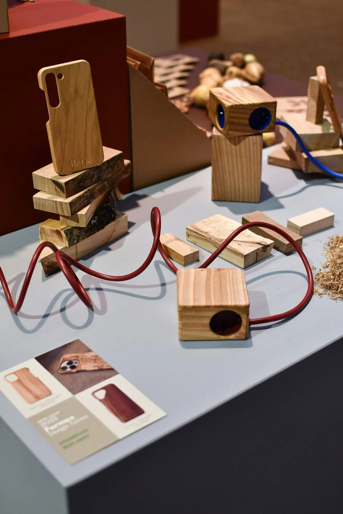 Kord x Bark woodencase-deksel til Cuboid+ grenuttak, Bark Kord