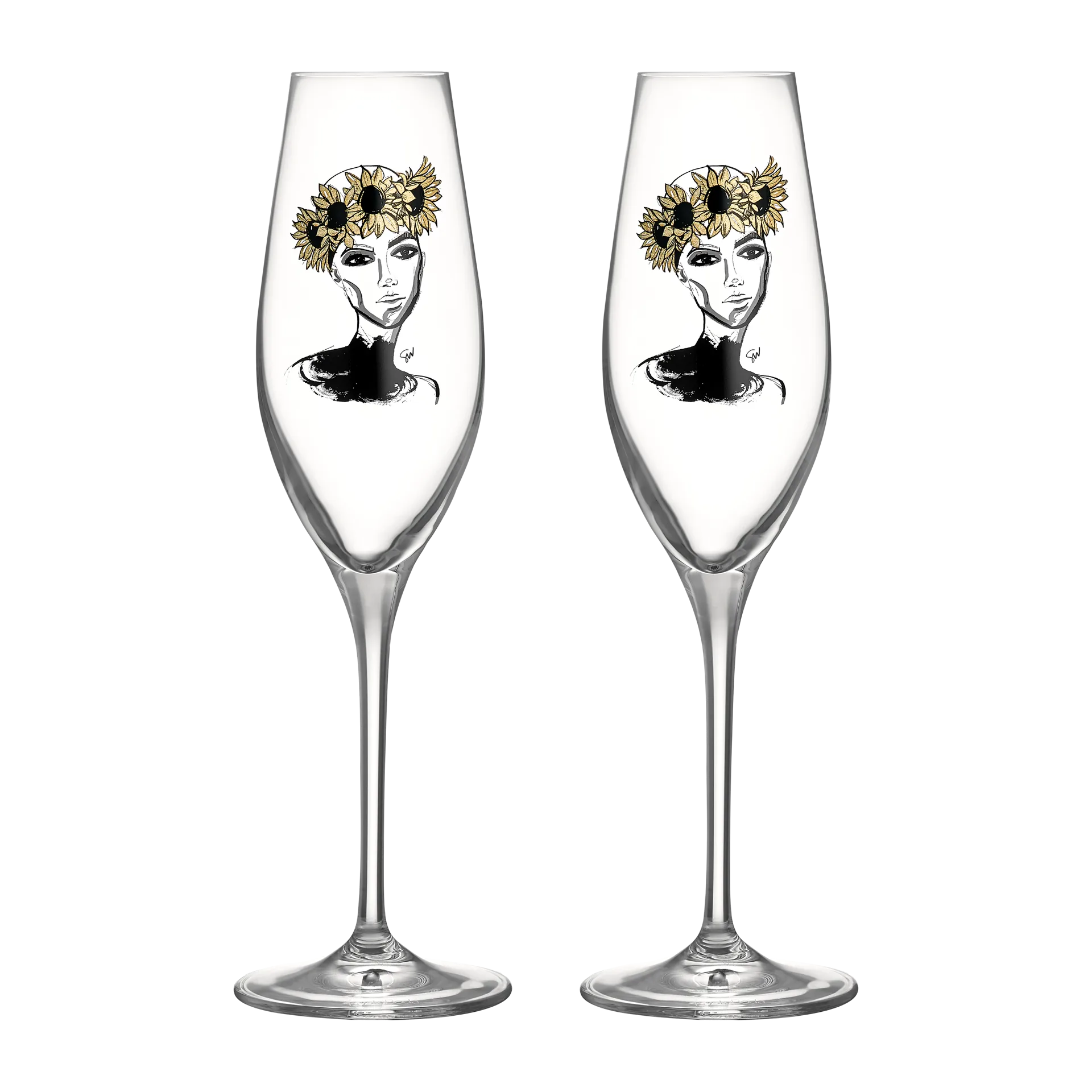 All about you champagneglass 24 cl 2-stk., Let's celebrate you Kosta Boda