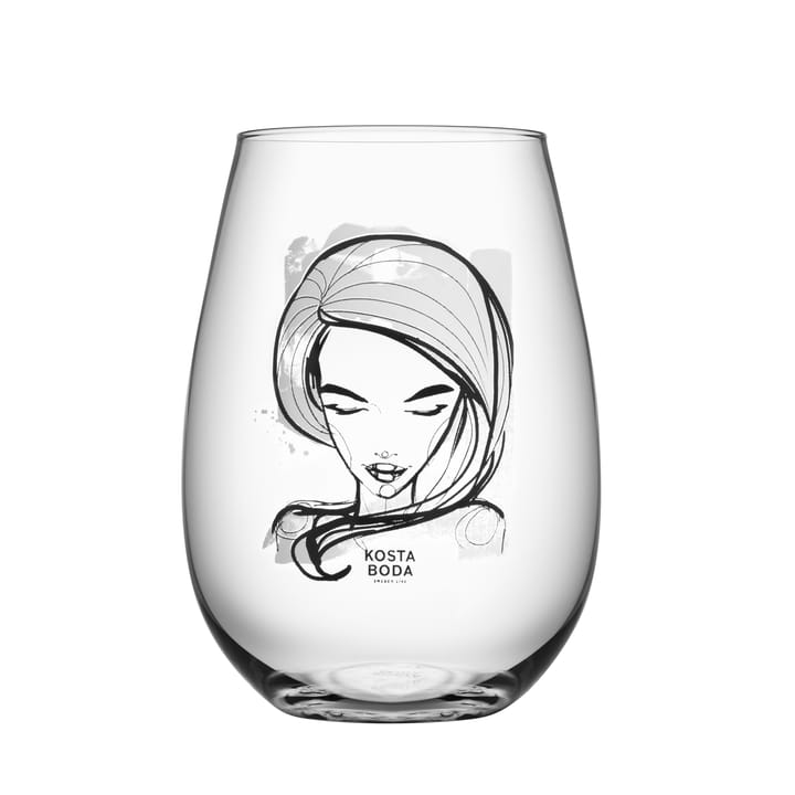 All about you glass 57 cl 2-pakk, need you (hvit) Kosta Boda