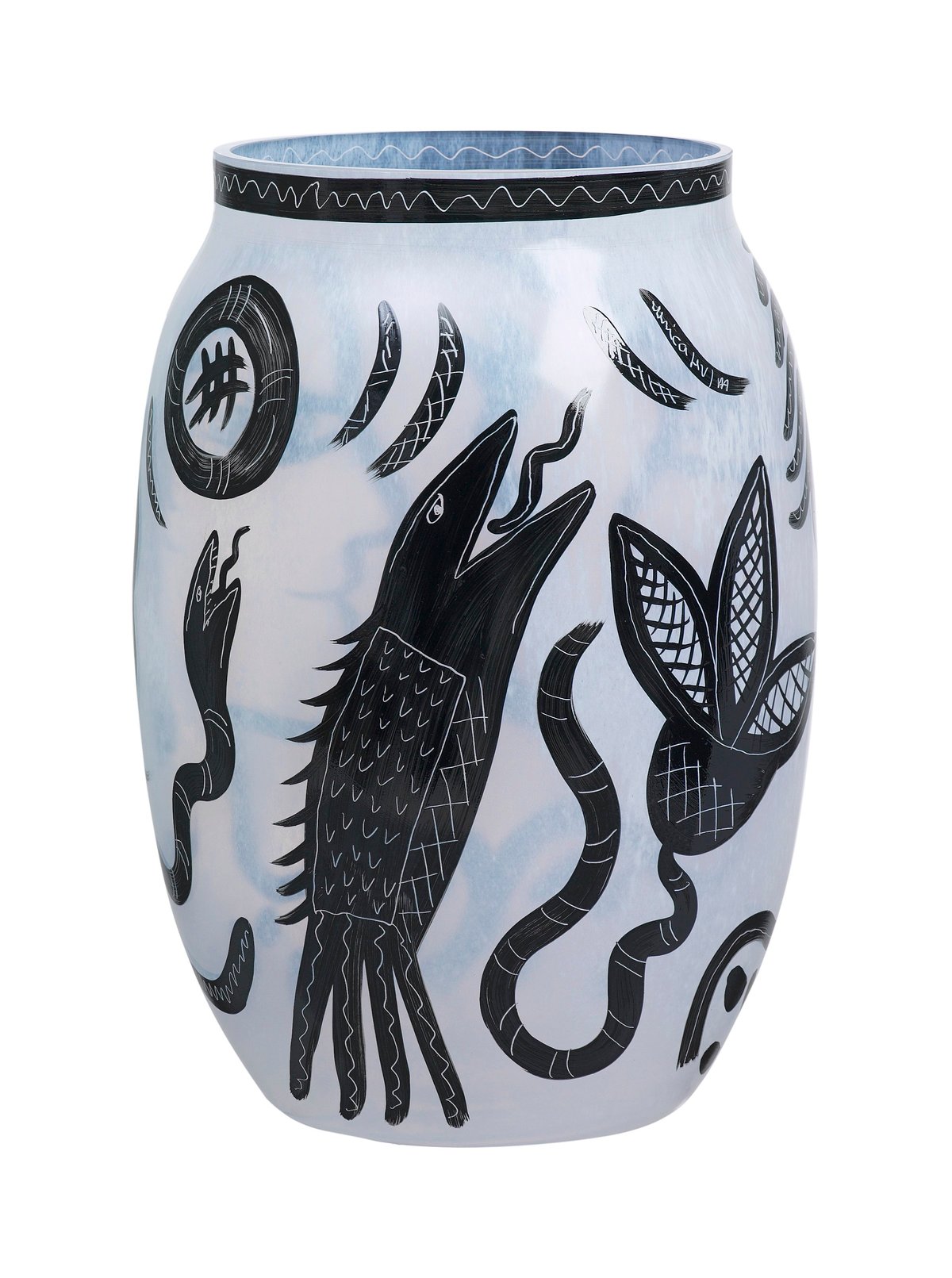 Kosta Boda Caramba vase hvit