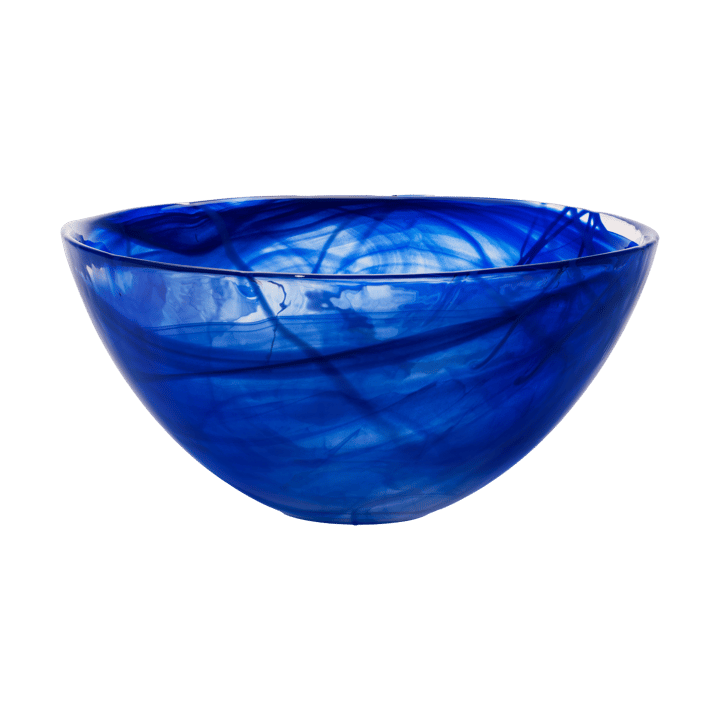 Contrast skål 350 mm, Blå-blå Kosta Boda