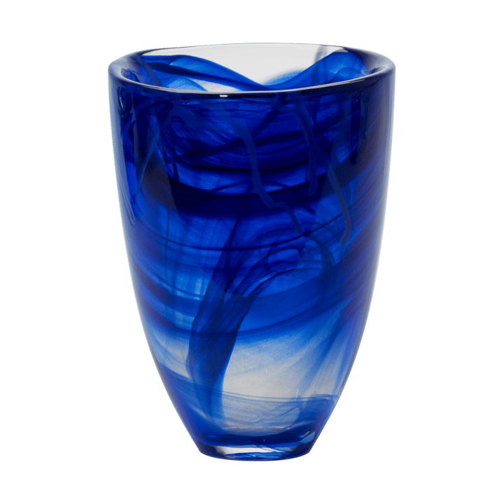 Contrast vase 200 mm, Blå-blå Kosta Boda