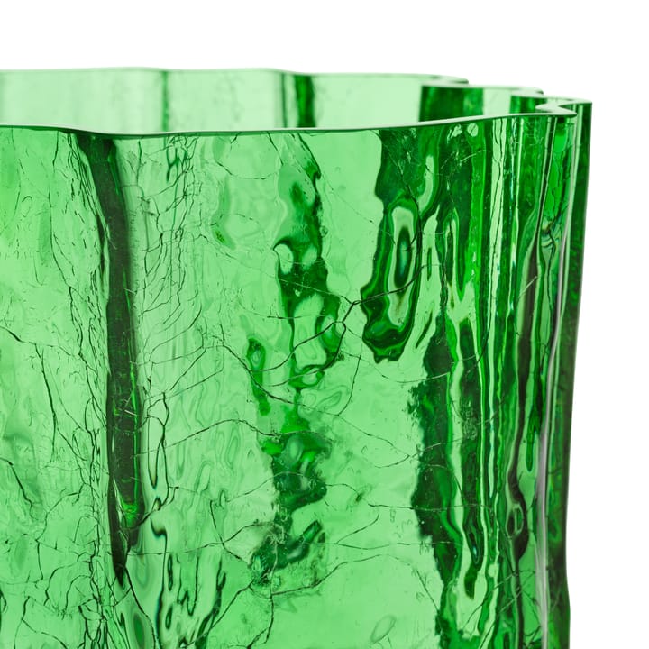 Crackle vase 270 mm, Grønn Kosta Boda
