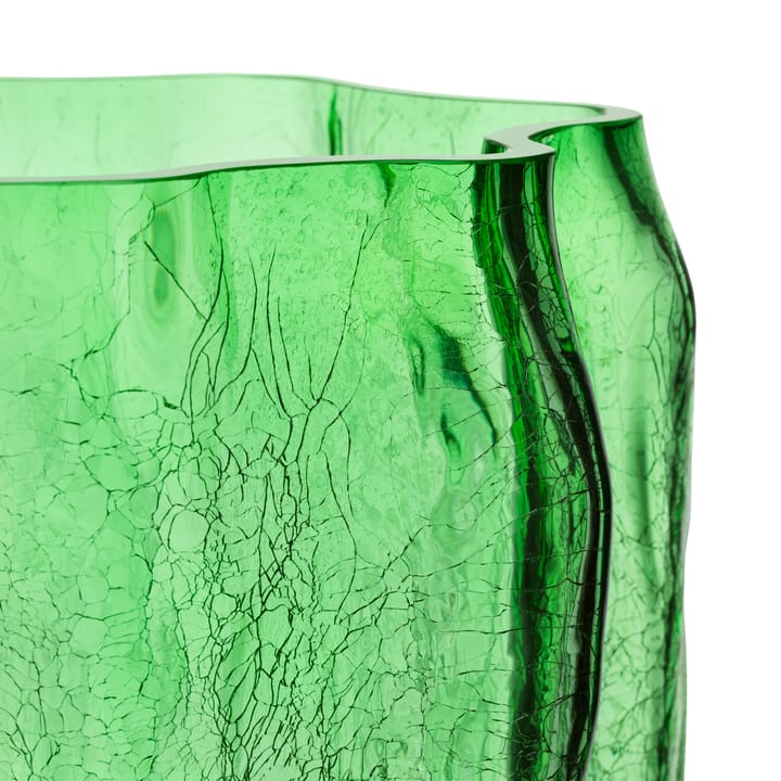 Crackle vase 370 mm, Grønn Kosta Boda