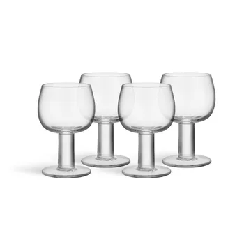 Fars glass - Klar, 4-pak - Kosta Boda