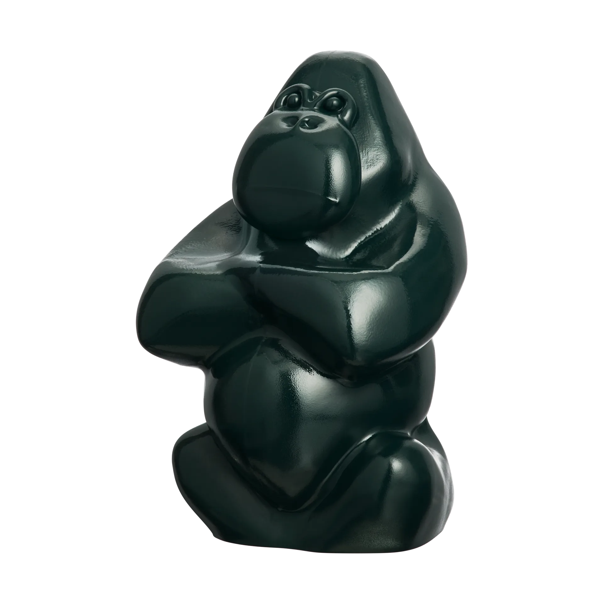 Gabba Gabba Hey skulptur 305 mm, Mørkegrønn Kosta Boda