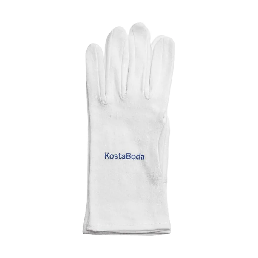 Kosta Boda glass care hanske, Hvit, large Kosta Boda