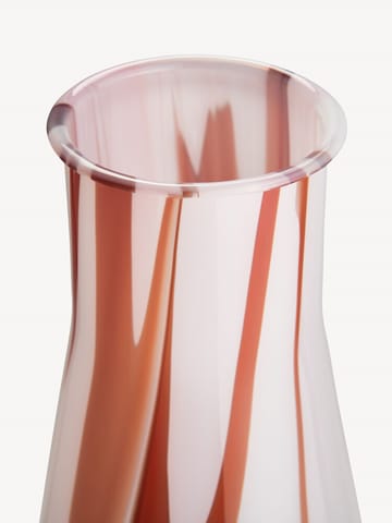 Lab erlenmeyer vase 30,5 cm - Rød-hvit-rosa - Kosta Boda