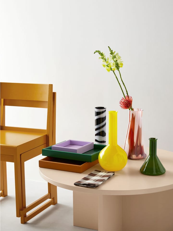 Lab måleglass vase 18,5 cm, Grønn Kosta Boda