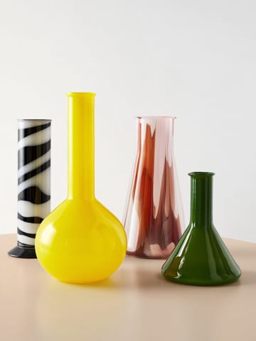 Lab sylinder vase 30 cm - Svart-hvit - Kosta Boda