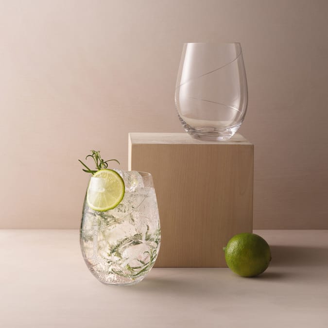 Line gin & tonic glass 60 cl, Klar Kosta Boda