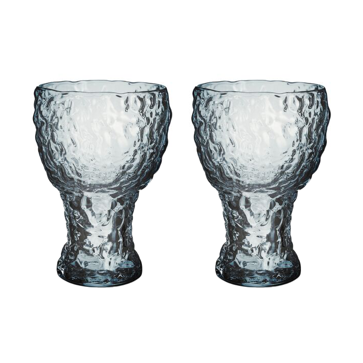 Kosta Boda - Moss highball glass 42 cl 2 stk sirkulær