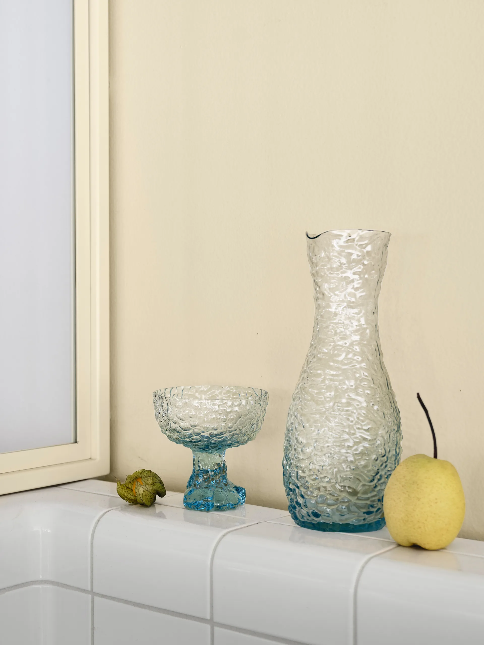 Moss karaffel 1,42 l, Sirkulært glass Kosta Boda