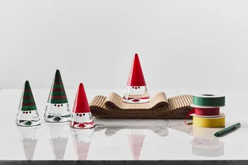 Noel nisse - Grønn, 11,5 cm - Kosta Boda