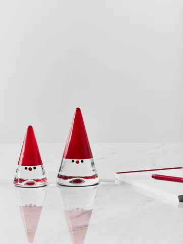 Noel nisse - Grønn, 15 cm - Kosta Boda