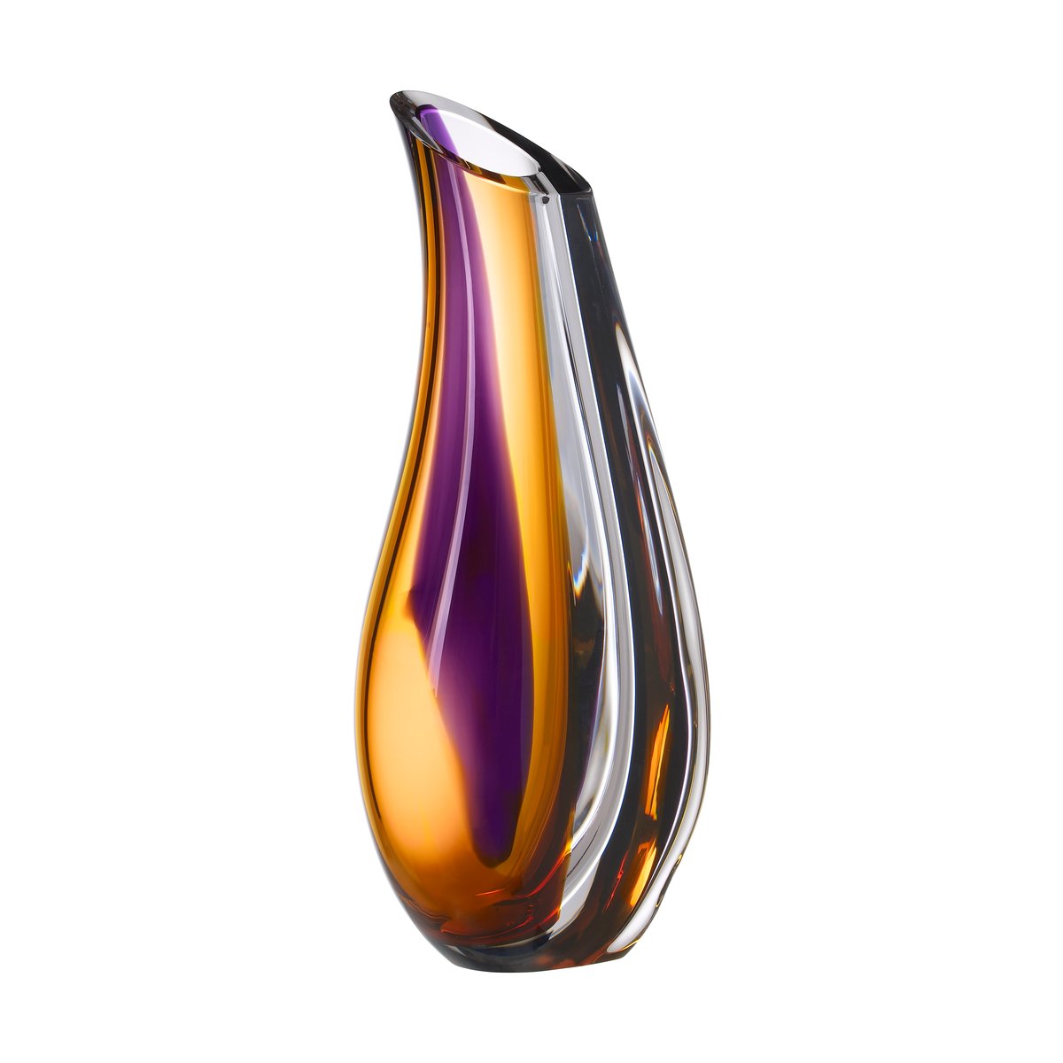 Kosta Boda Orchid vase 370 mm Lilla-rav