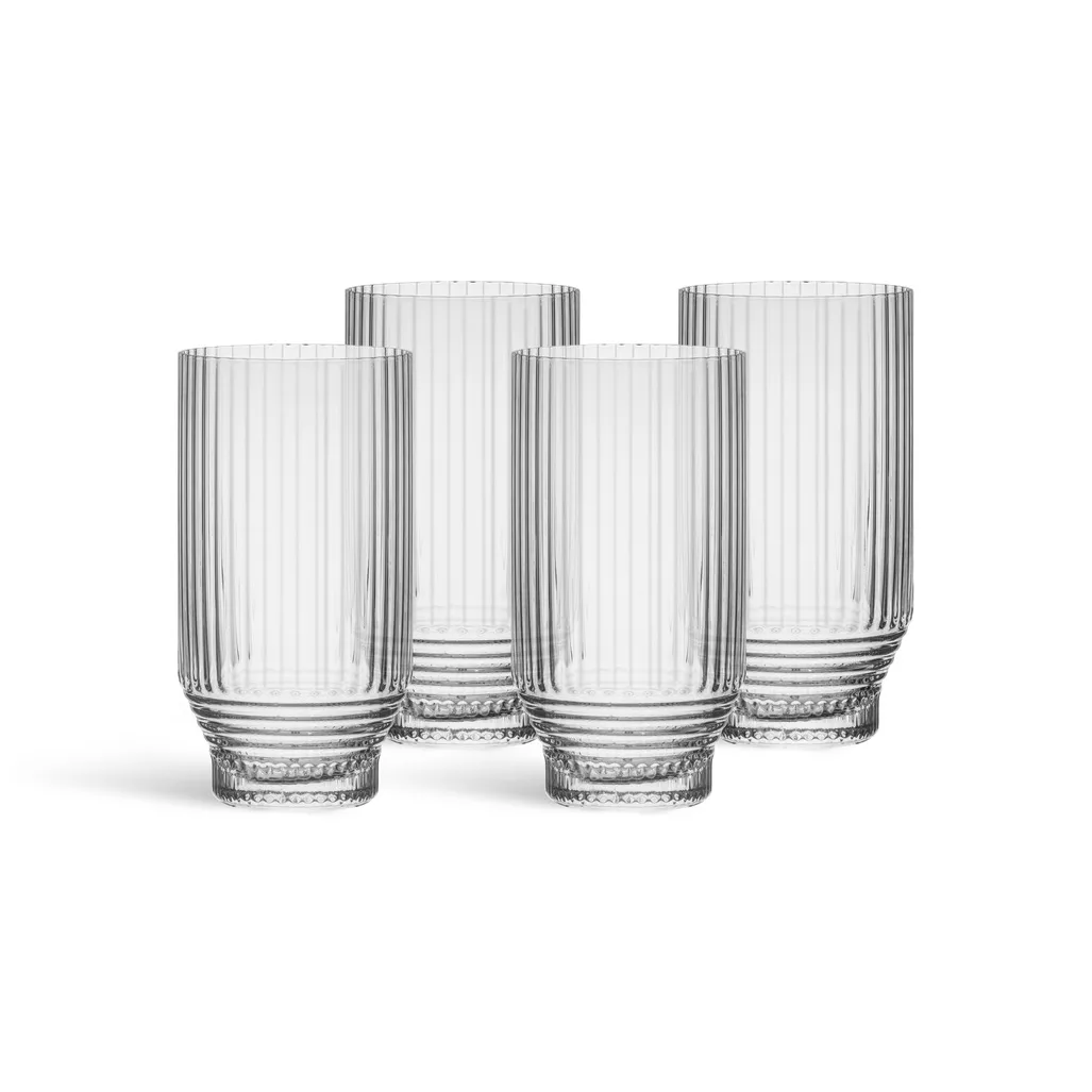 Pavilion highballglass, Klar, 30 cl, 4-pakning Kosta Boda