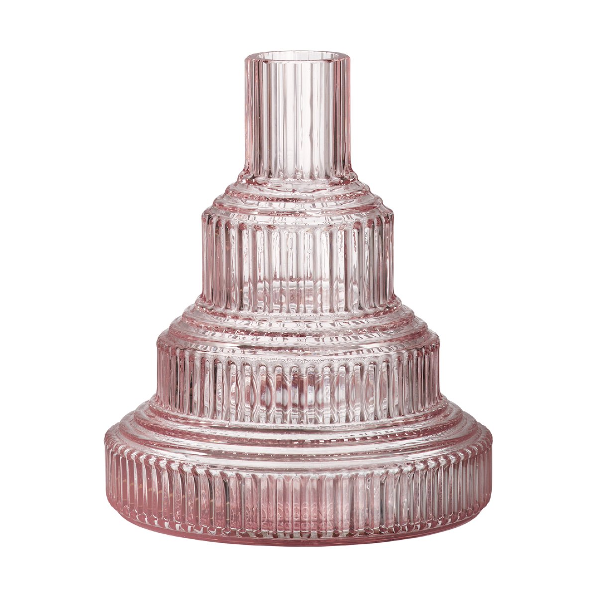 Kosta Boda - Pavilion Vas 134 mm - Ljusrosa - Krukker & vaser - Front - Rosa