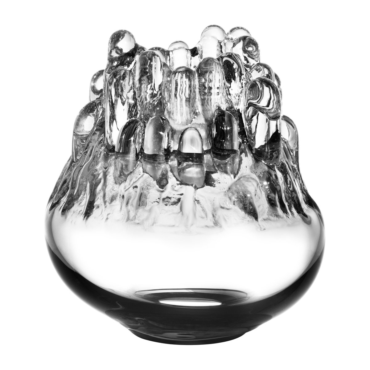 Kosta Boda Polar lysestake liten 19 cm Klar