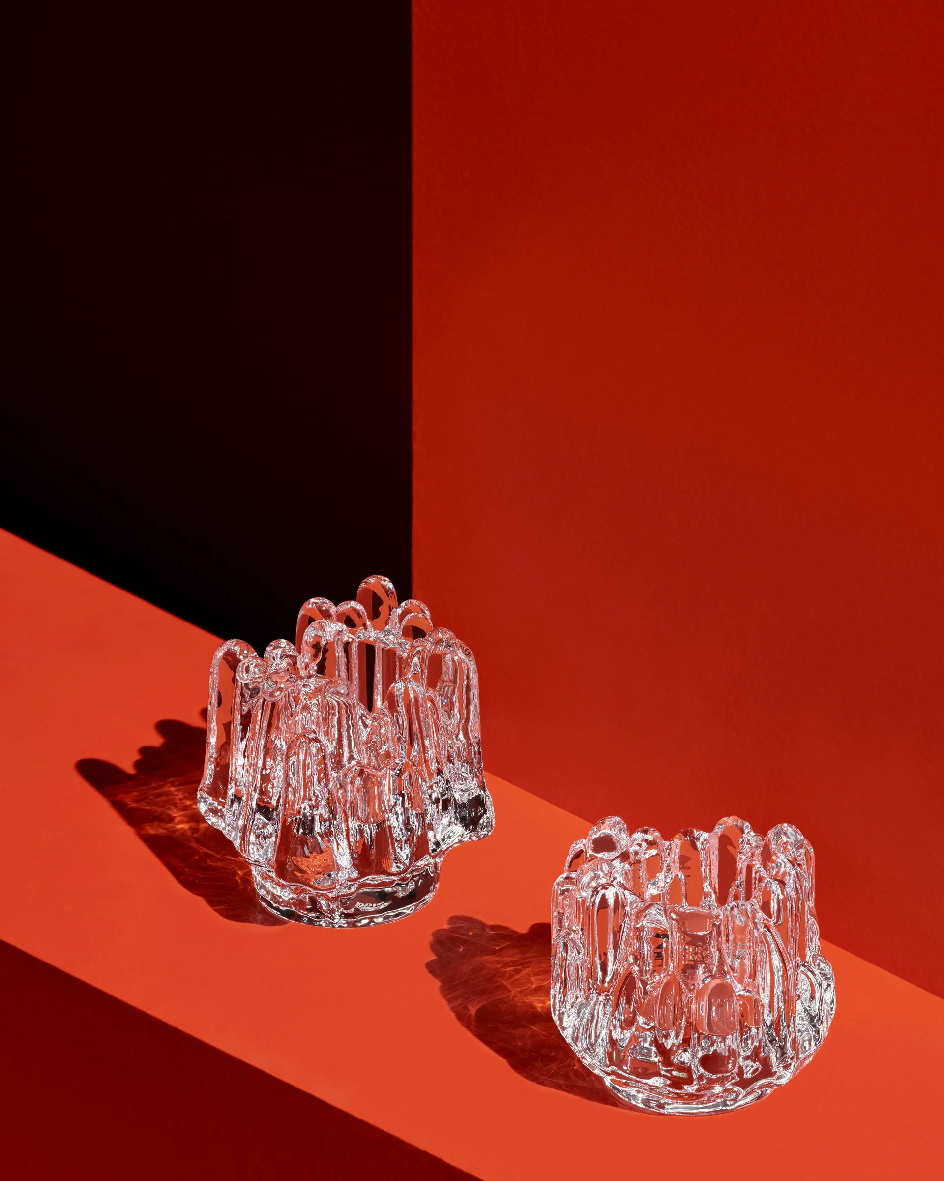 Polar lysholder 112 mm, Klar Kosta Boda