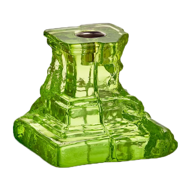Kosta Boda Rocky Baroque lysestake 95 mm Kryptonitt