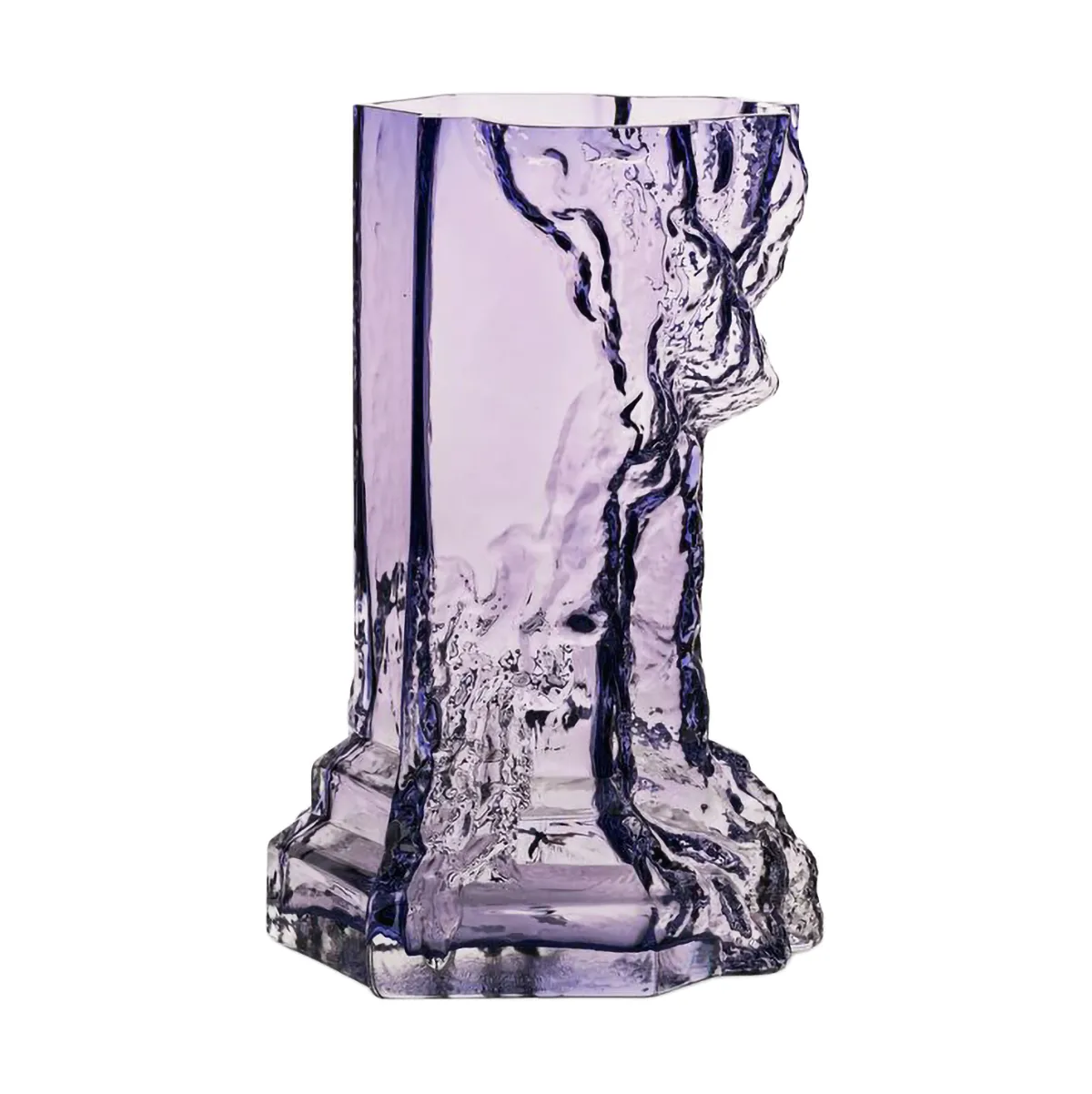 Kosta Boda Rocky Baroque vase 25 cm Fiolett