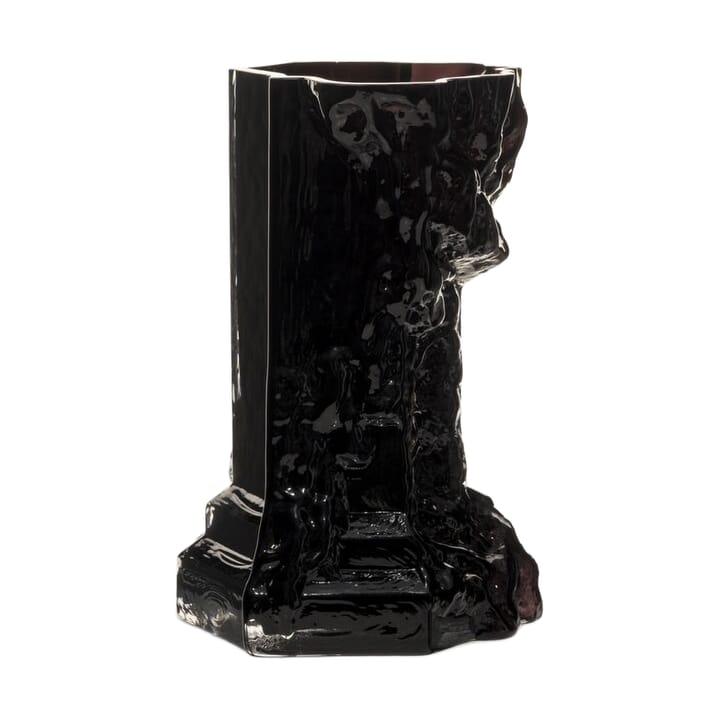 Rocky Baroque vase 25 cm - Nattsvart - Kosta Boda