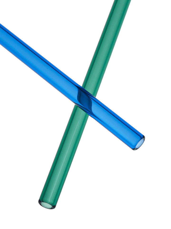 Sipsavor sugerør 200 mm 2-pk, Blå-grønn Kosta Boda